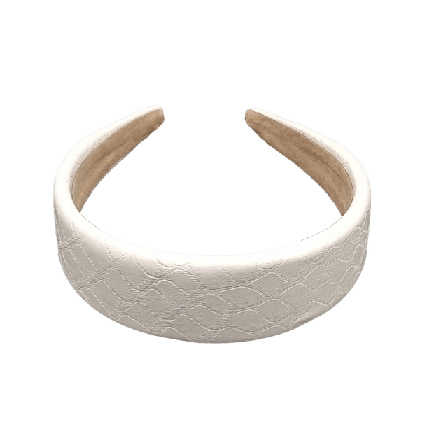 Complement Brett Croco Diadem Hårband Dam Beige