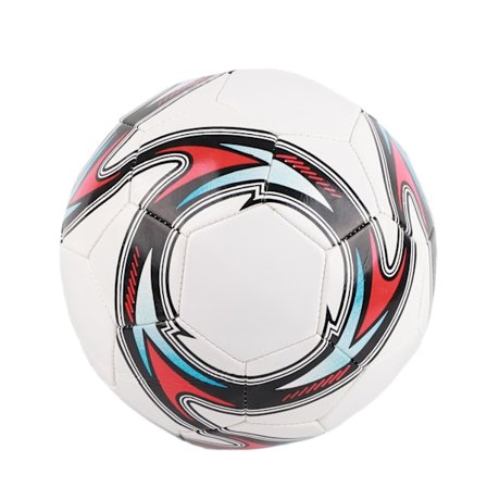 Standardstorlek 5 fotboll läckagesäker campusfotboll slitstark för träningstävling vit för 11 personer