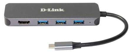 D-LINK DUB-2333 - dokkingstasjon - USB-C / Thunderbolt 3 - HDMI