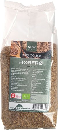 Natur Drogeriet Hørfrø friske knuste Ø 400 g, Helse & Madvarer, Kerner & Frø, Frø