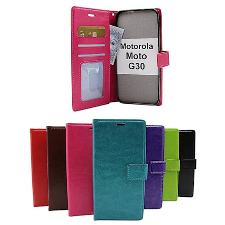 Crazy Horse Wallet Motorola Moto G30