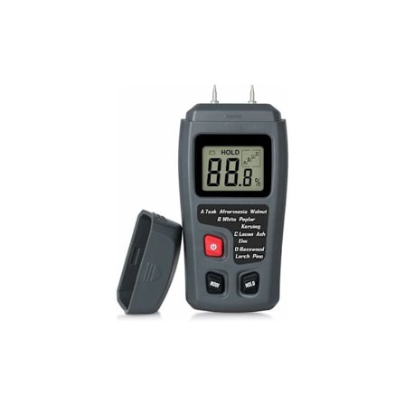 Portabel Trädfuktighetsmätare Trädfuktighetstestare LCD Eldved
