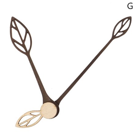 Valnöt Väggklocka Pekare DIY Timvisare Minutevisare Second Hand