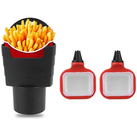 Universal Bil Pommes Frites Hållare för Mugghållare - Perfekt Julklapp, Strumpfyllare Den bästa Presenten till Vänner