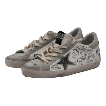 Golden Goose, Superstar Low-Top Sneakers Grijs, Dames, Maat:39 EU,rubber