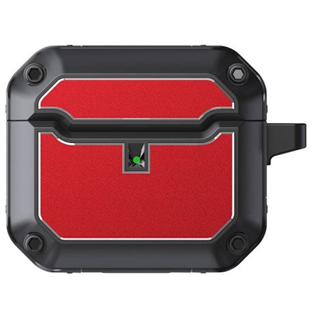 Apple AirPods 3 suojakotelo + avaimenperä - Punainen