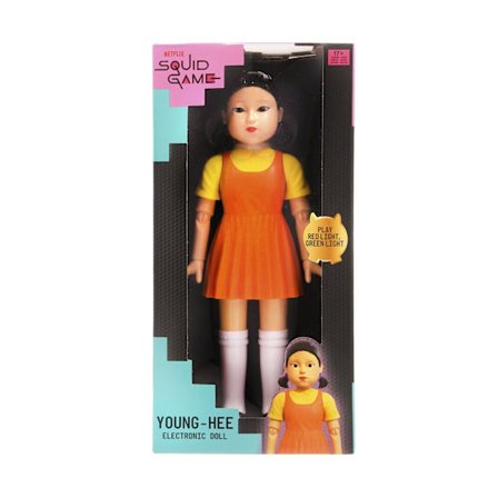 Squid Game Young-Hee Elektrisk Dukke Flerfarget