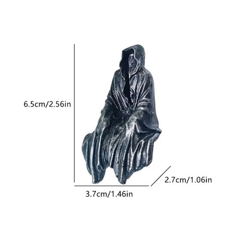 Hartskulptur i Resin, Dekorativ Figur för Skrivbord