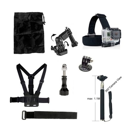 8 i 1 GoPro Tillbehörskit för Actionkameror