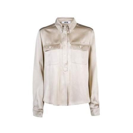 Mauro Grifoni Blouses , Beige , Dames , Maat: M