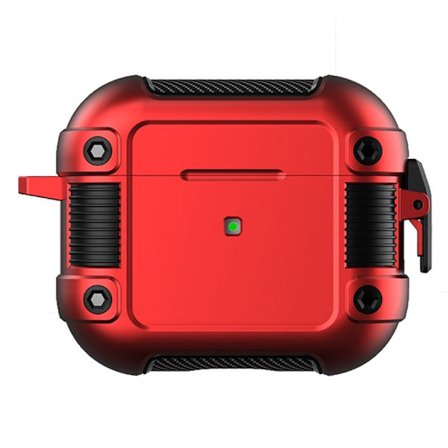 AirPods Pro 2 skyddsfodral med spänne - Röd