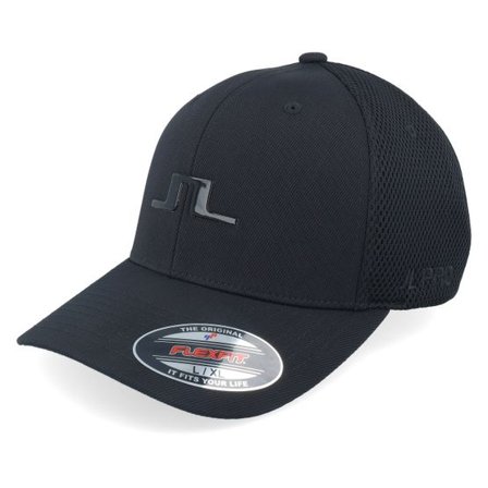 J.Lindeberg - Svart flexfit Keps - Jl Pro Cap Black Flexfit @ Hatstore