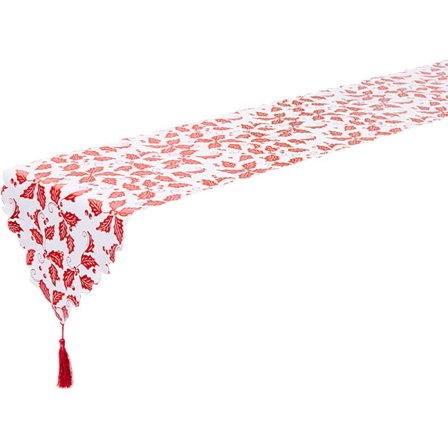 Bronzing julbord - stjärnfolie snöflinga bordsduk placemat med tofs för julbordsdekorationer, E