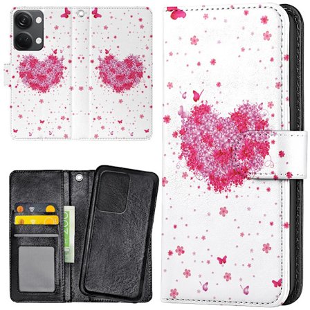 OnePlus Nord 3 5G - Lompakkokotelo/Kuoret Kukan Sydän