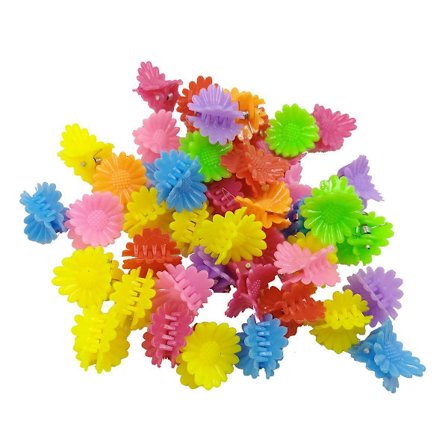100 st Mini Kids Hårklämmor, Assorterade Färger Vackra Mini Fjärilshårklämmor Hårtillbehör För Flickor