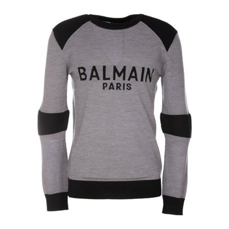 Balmain Sweatshirts Grå, Herre