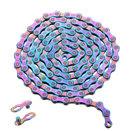 8/9/10/11 Speed Blændende Cykelkæde Glat Rustfri Slagfast Cykelkæde Til Campagnolo System