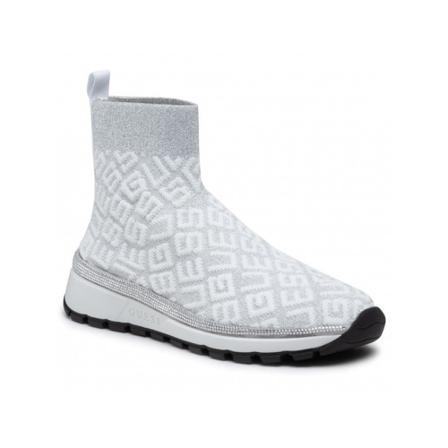 Guess, Guess Soft Logo Sneakers Dames White Wit, Dames, Maat:41 EU
