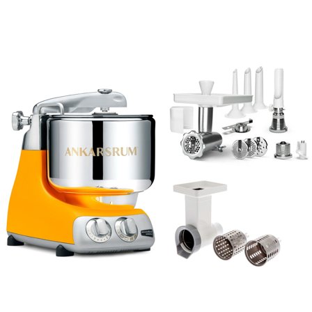 Ankarsrum Assistent Kjøkkenmaskin, large tilbehørspakke, sun beam' - 'Sunbeam yellow