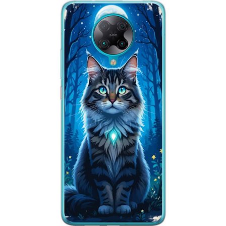 Kompatibelt Mobildeksel til Xiaomi Poco F2 Pro Katt månsken