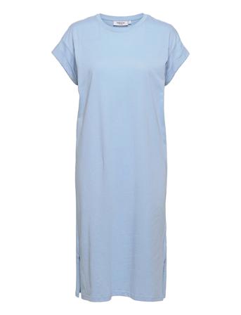 Elisse Alva Ss Dress Blue MOSS COPENHAGEN