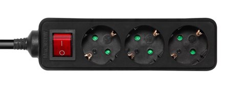 Deltaco GT-0362 - flerkoplingslist - 3680 watt