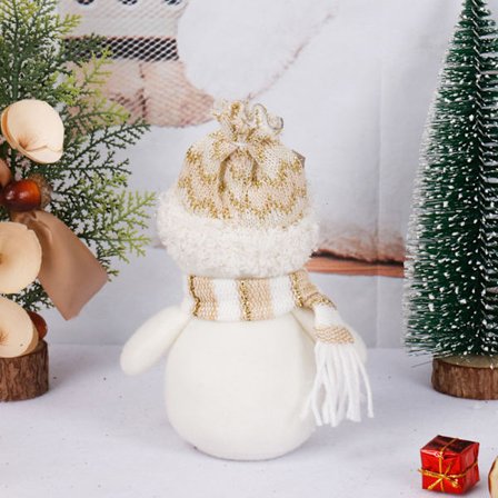 Juldekorativ docka Enkel att rengöra bordsdekorationer Fina presenter till vänner Familjer