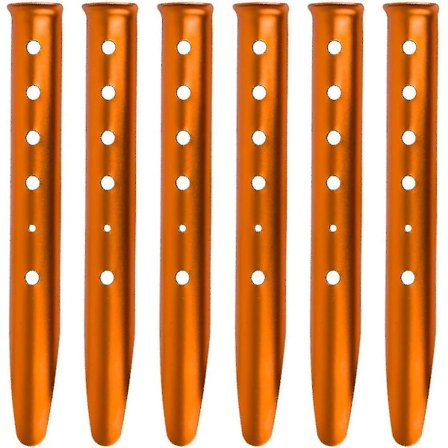 6 stk teltplugger Metall Heavy Duty Sandplugger Snøtelt Plugger U-formet Campingplugger Aluminium Jordplugger Teltspikre For Camping Piknik Strand (