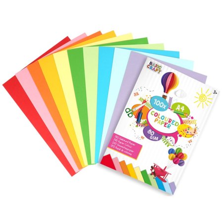 Grafix Värillinen paperi A4 100 arkkia