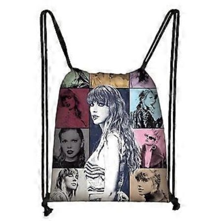 Populær Sanger Taylor Swift Swiftie PE Snørepose Børn Sports Svømning Skole Rygsæk Rejse Taske Fans Gave -NMAOV( 32)