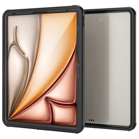 FS PC+PET+TPU Tablettveske for iPad Air 13 (2024)/ iPad Pro 12.9 tommer (2018) IP68 Vanntett Deksel