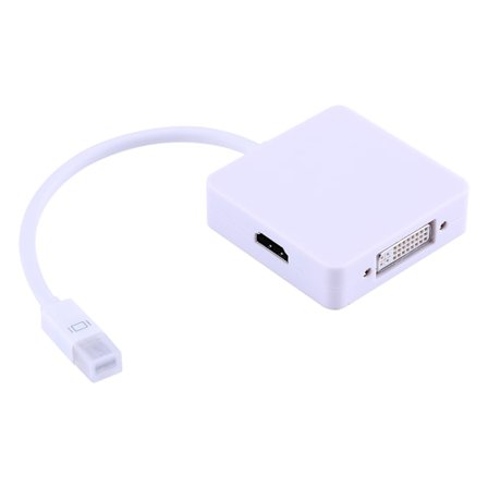 Thunderbolt Mini Display Port til HDMI DVI VGA Adapter Kabel til Mac Book Air Pro