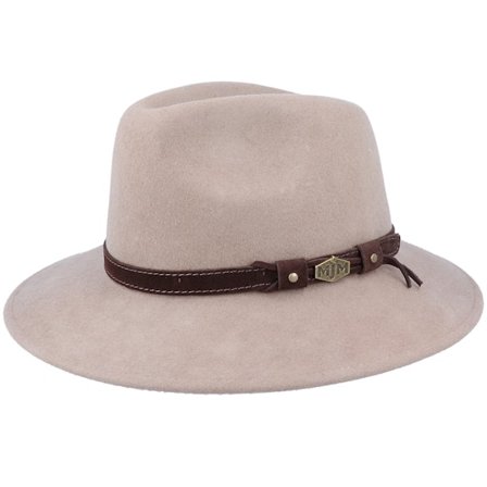 MJM Hats - Beige fedora Hatt - Levi Woolfelt Wr Crush. Beige Fedora @ Hatstore