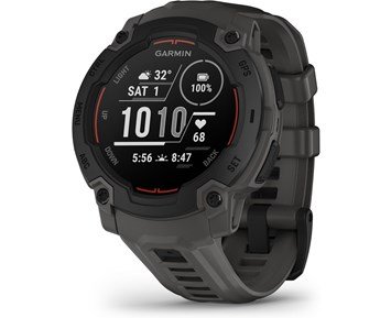 Garmin Instinct E, 45mm, Black/Charcoal - Fyndvara - Aktivitetsklocka med avancerad hälsoövervakning