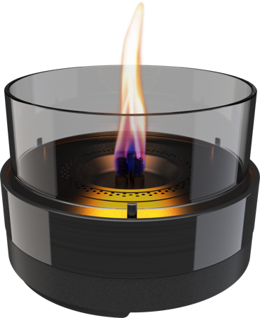 Tenderflame Rosie 18 Svart-Smoke 18x16cm