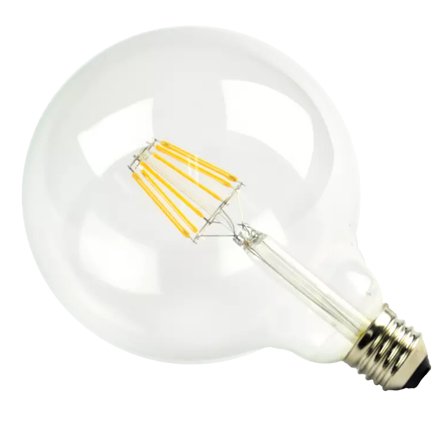 BA 2W LED-pære 125mm E27