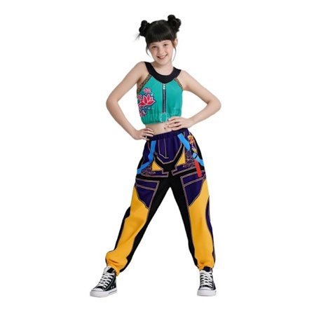 2025 Demon Hunter K-Pop Kostume | Halloween Kostume til Piger Cosplay