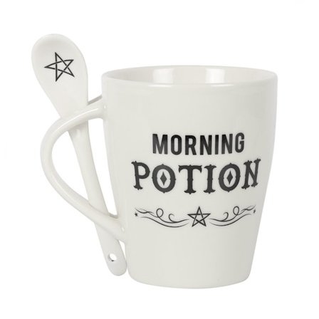 Something Different Morning Potion Keramisk Mugg Set En Storlek Whi