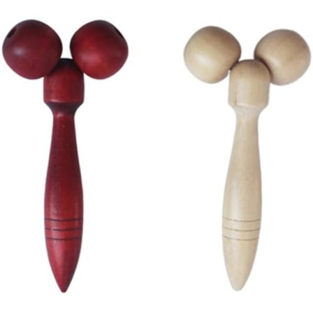 Pcs Kasvojen ja vartalon rullahieroja Y-muotoinen kasvojenhoitorulla Puinen käsikäyttöinen kasvojenkohotuskauneusrullan ryppyjenestoon Ihon 