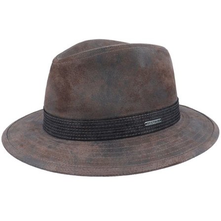 Stetson - Brun traveler Hatt - Tller Pigskin Brown Hat @ Hatstore