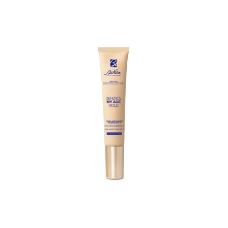 Bionike Defence My Age Gold - Crema Uniformante Colorata SPF15 40ml - Crema viso colorata antimperfezioni