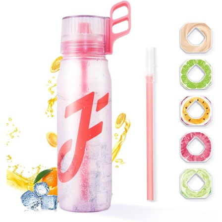 650 ml Luftflaska med 5 slumpmässiga smakpods, 0 socker, BPA-fri