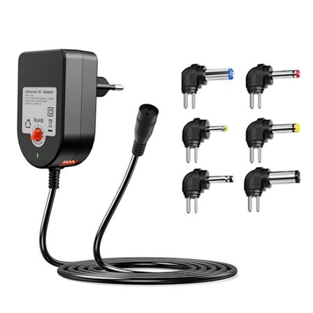 36W AC3-12V virtalähde 6 liittimellä, laaja kytkentävirtalähdeadapteri