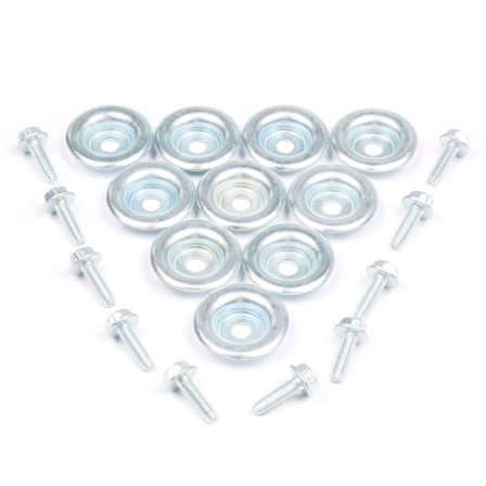 UTV Skid Plate Washer Bolt for Polaris Ranger RZR 500 570 700 800 900 1000 Silver (One Piece)