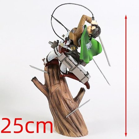 Attack On Titan Mikasa Levi Ackerman Renewal Package Ver. Collection Figure Figurine Model Statue