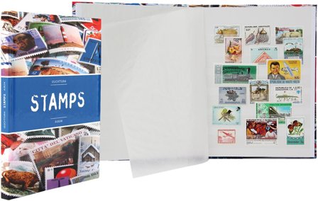 STAMPS indstiksbog - A5 - 16 sider - Blå - Leuchtturm