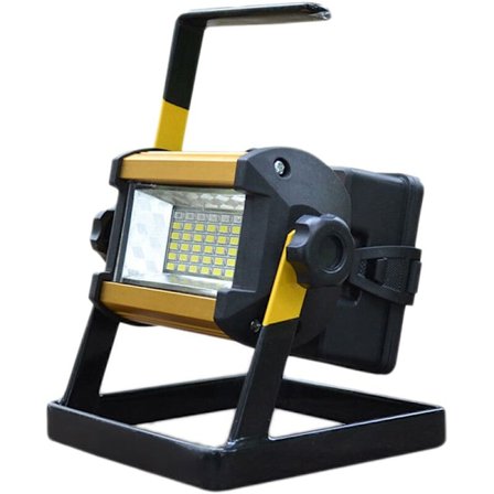 50W 36 LED Bärbar Uppladdningsbar Arbetslampa Spot Camping Fiske Lampa EU-kontakt