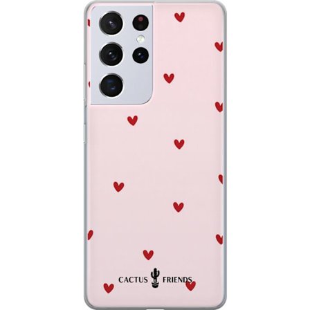 Kompatibel Mobilcover til Samsung Samsung Galaxy S21 Ultra 5G Cactus and Friends – HeartSprinkle