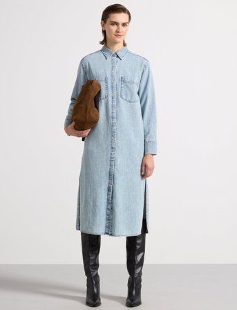 Lindex Dress Selen - Blue - XS