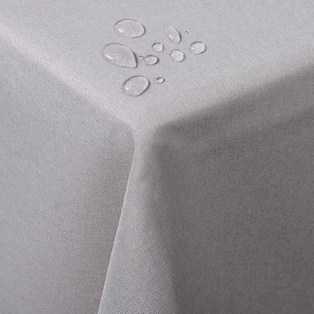 Rootz -bordsduk - Tvättbar middagsduk - Vattenbeständigt linnskydd - Skyddar ytor - Grå 135x180cm